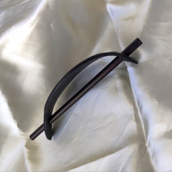 70s leather slide \